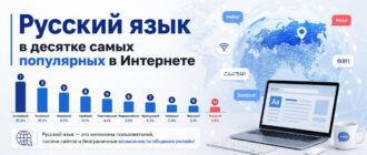 Русский язык в Интернете: место среди самых популярных языков мира