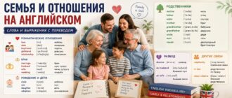 Семья и отношения на английском: родственники, брак и дети