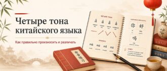 Четыре тона китайского языка — правила произношения и примеры