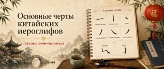 Основные черты китайских иероглифов — базовые элементы письма
