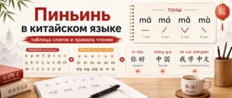Пиньинь в китайском языке — таблица слогов, тоны и правила чтения