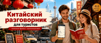 Китайский разговорник для туристов с фразами и произношением