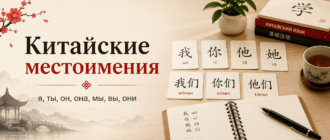 Китайские местоимения — я, ты, он, она, мы, вы, они