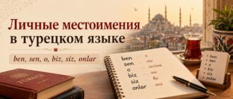 Личные местоимения в турецком языке — ben, sen, o, biz, siz, onlar