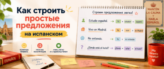Как строить простые предложения на испанском
