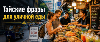 Тайские фразы для уличной еды с произношением