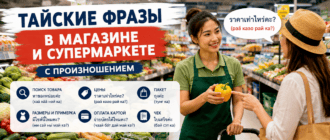 Тайские фразы в магазине и супермаркете с произношением