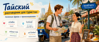 Тайский разговорник для туристов с полезными фразами и произношением