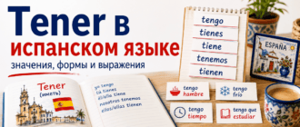 Tener в испанском языке: формы tengo, tienes, tiene, tenemos и tienen
