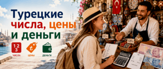 Турецкие числа, цены и деньги для туристов