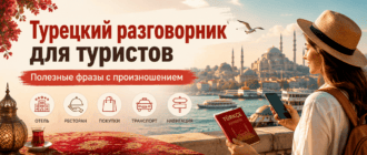 Турецкий разговорник для туристов с полезными фразами и произношением