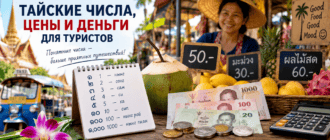 Тайские числа, цены и деньги для туристов