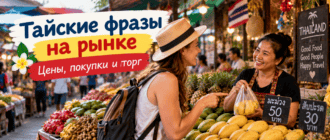 Тайские фразы на рынке с произношением
